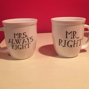 Mr Right & Mrs Always Right Mugs