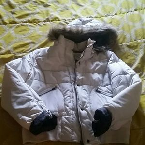 White furry Jacket
