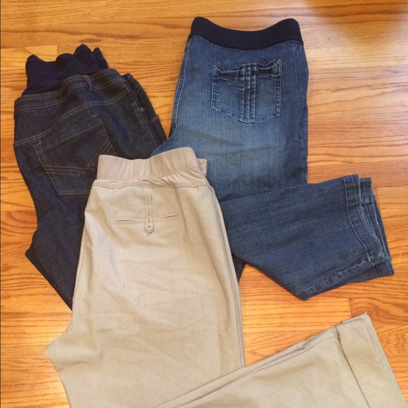 Lot of 3 Maternity Pants and Jeans DUO brand