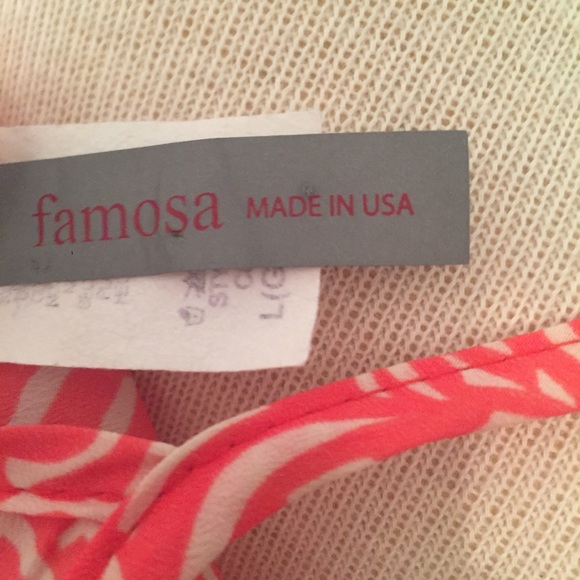 Francesca's Collections Famosa Coral ruffle dress. - Picture 4 of 4