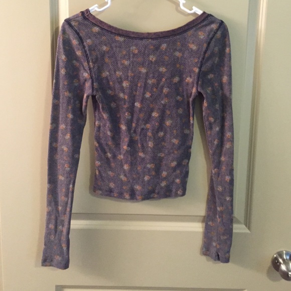Free People Crop Top Long Sleeve - Picture 4 of 4