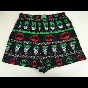 Men's Batman & Joker Christmas Boxers