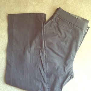 Grey pinstriped pants size 16