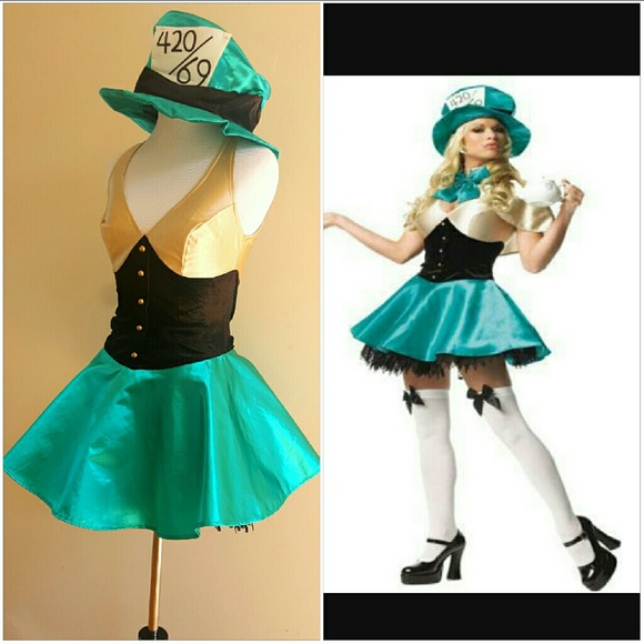 PRICE DROP*Sexy * 4 piece Mad Hatter Leg Ave