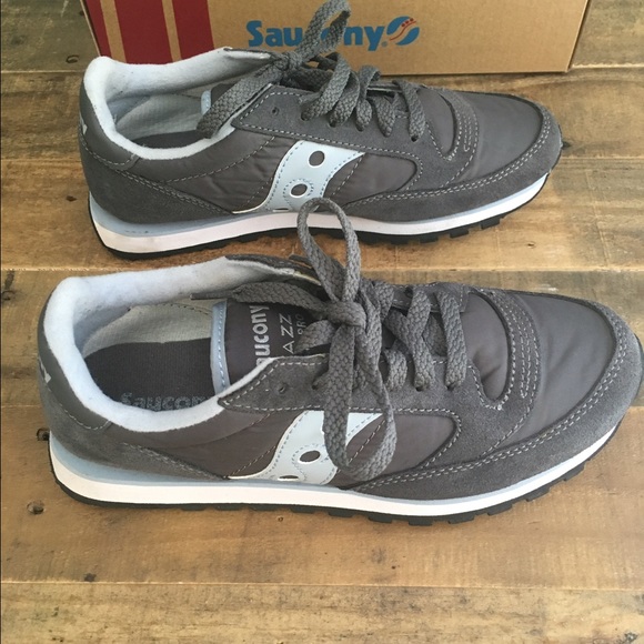 Saucony Originals Charcoal Grey Jazz Low Pro 6.5