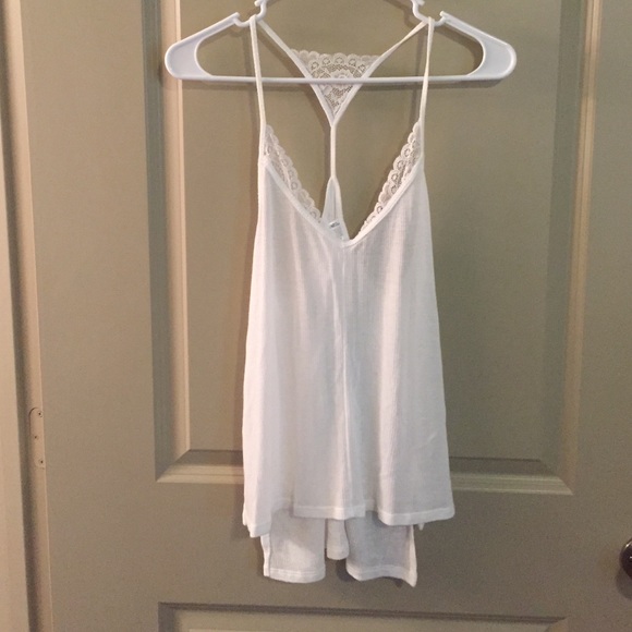 White Lace Tank from Urban Outfitters - Picture 1 of 3