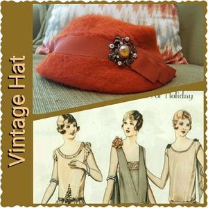 1920's winter ladies hat