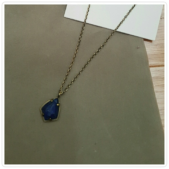 Kendra Scott Lapis 'Cory' Necklace - Picture 2 of 3