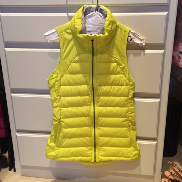 Lululemon size 4 vest. Last year's fluff series.