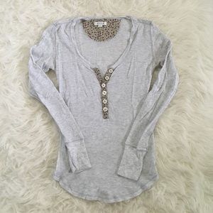 (aerie/american eagle) thermal long sleeve tee