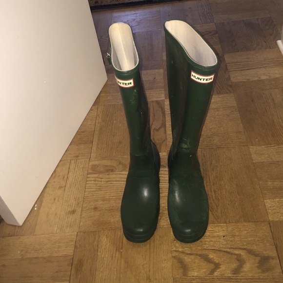 Green Hunter rainboots