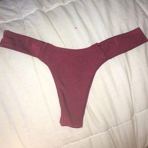 Maroon bikini bottom