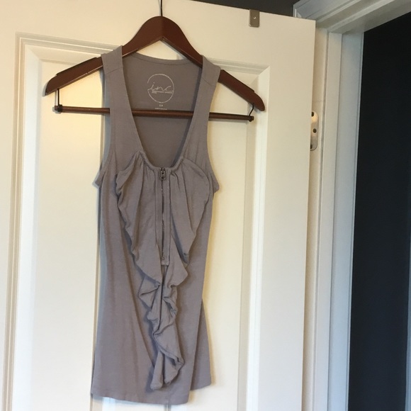 Inc. Int'l Concepts fun frilly racerback tank!