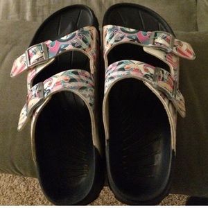 Blue waterproof Birkis