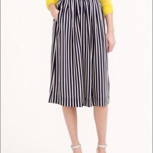 JCrew midi skirt with elastic waist