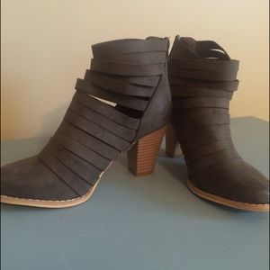 Strappy Heel Booties