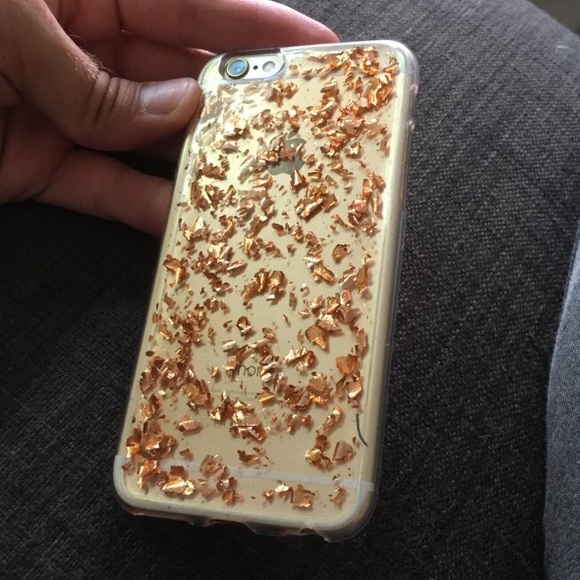Clean skin soft Gold Specks IPhone 6/6s Case