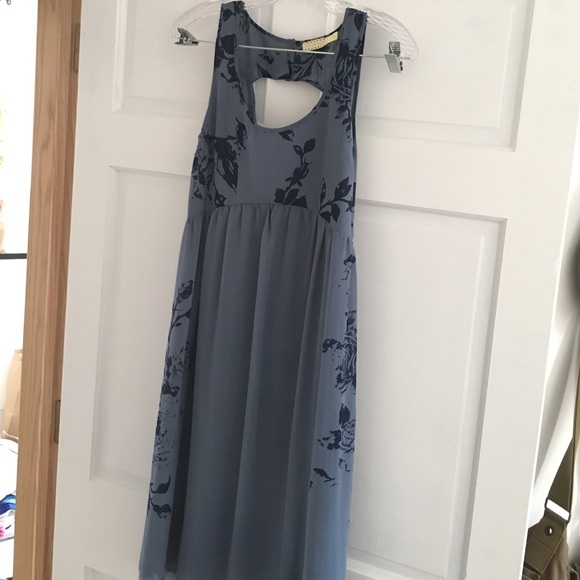 Anthropologie Pins & Needles Drapey Cut-Out Dress