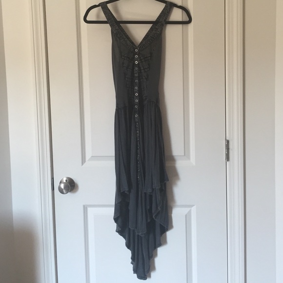 Acid Wash Corset Dress