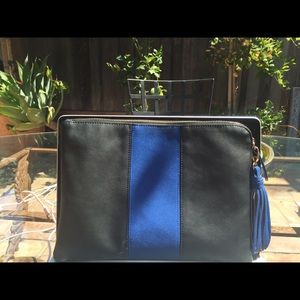 Black and blue in trend Clutch