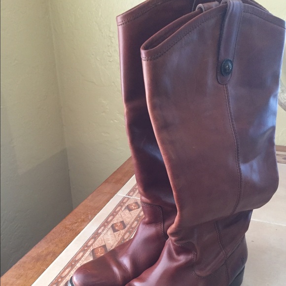 Frye Melissa Button Boot Extended Calf