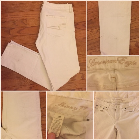 American Eagle - White Skinny 77 Jeans