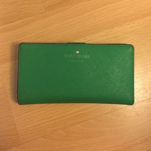 Kate Spade Green Stacy Wallet
