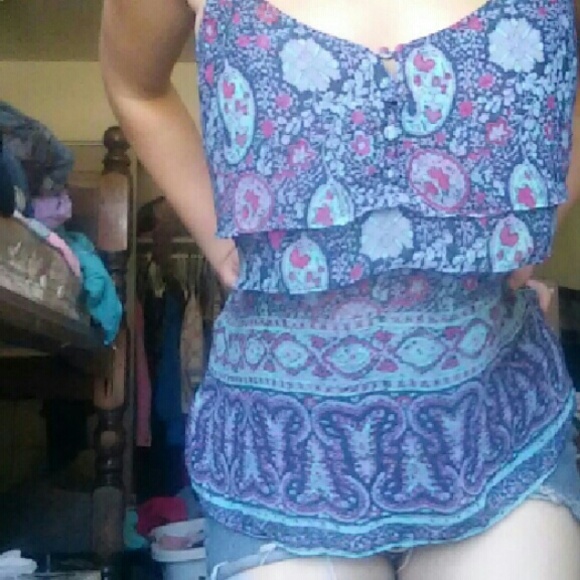 American Eagle Outfitters flowy long tank top