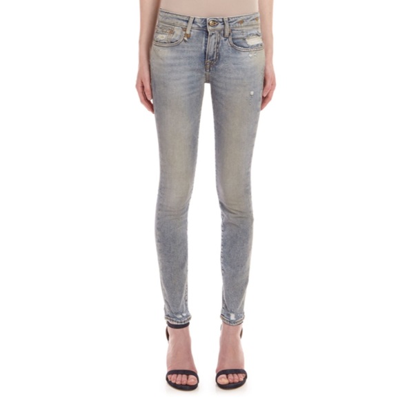 R13 Alison Crop Skinny Jeans