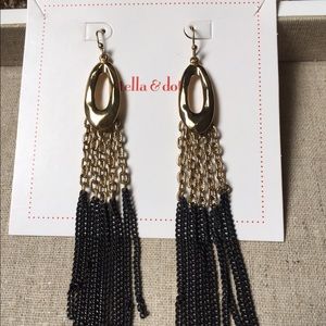Stella & Dot Lillith Fringe Earrings