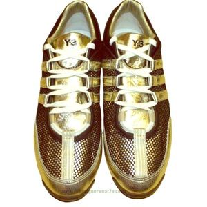 Y-3 GOLD BOXING SNEAKERS