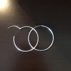 Sterling Sliver Hoops