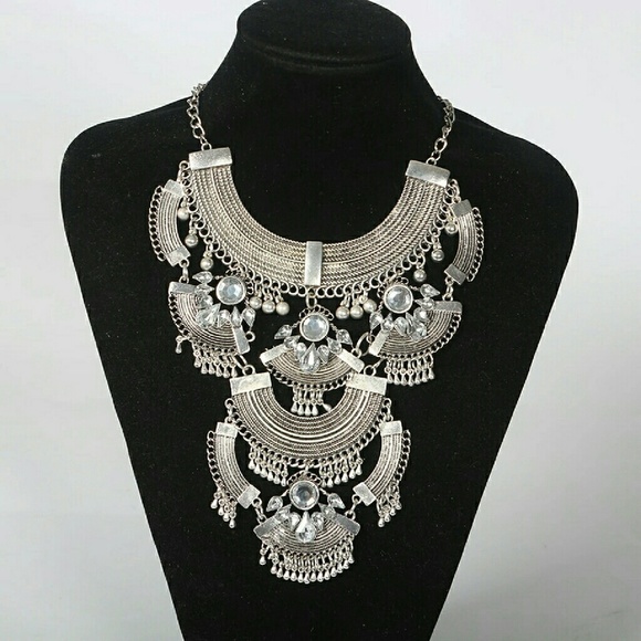 LuxuryFAB Jewelry - "Goddess" Bib Statement Necklace