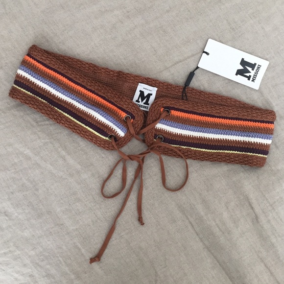 MISSONI Crochet High Waist Belt
