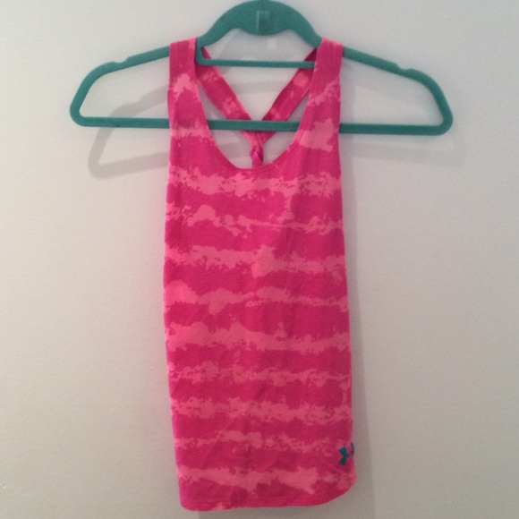 Pink Braided Under Armor Tank Top