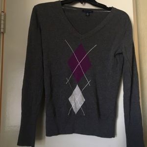 Tommy Hilfiger Argyle long sleeve sweater
