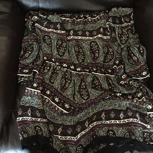 Patterned romper