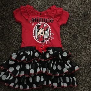 SOLD! Like New! Disney Minnie Mouse Red Dress!