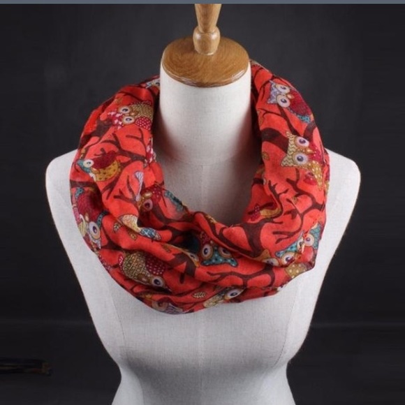 💥Flash 💥 Last One this Color! Owl Infinity Scarf - Picture 2 of 2