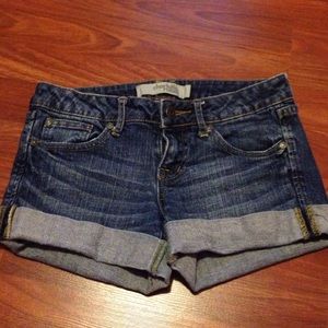 Charlotte Russe Cuffed Jean Shorts