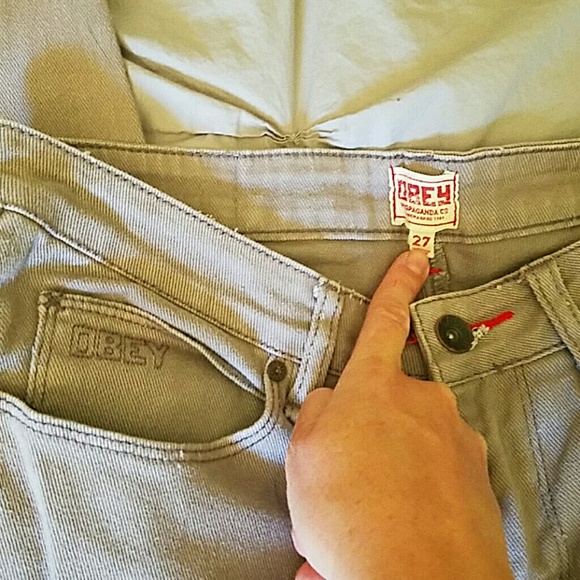 OBEY JEANS light grey - Picture 4 of 4