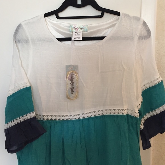 SALE NWT Lady Noiz 3Quarter Sleeve Tunic SALE - Picture 2 of 4