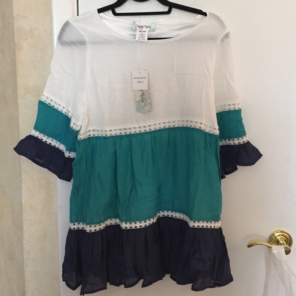 SALE NWT Lady Noiz 3Quarter Sleeve Tunic SALE - Picture 3 of 4