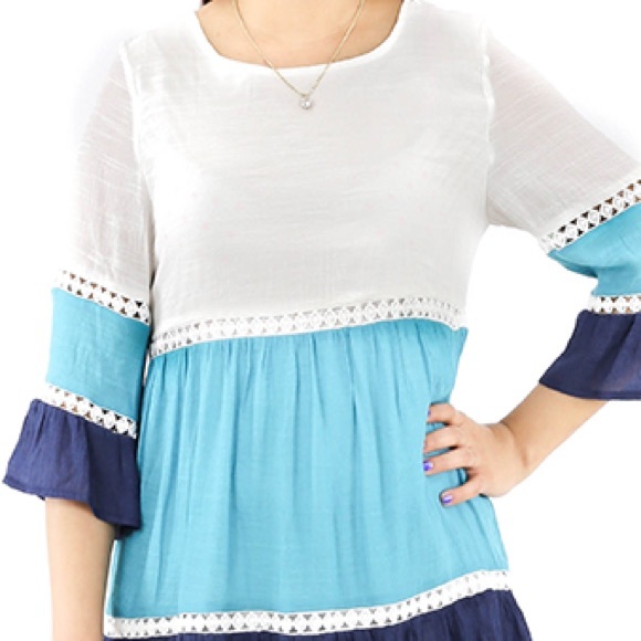 SALE NWT Lady Noiz 3Quarter Sleeve Tunic SALE - Picture 4 of 4