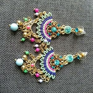 Multi colored Indian Earrings