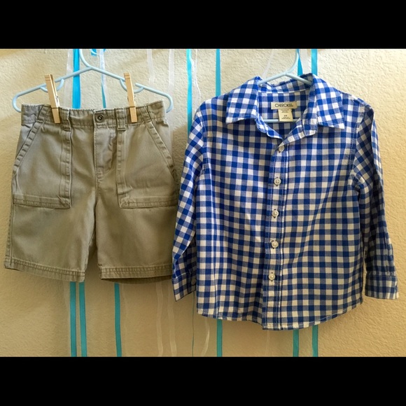 Boys 3t Cherokee shorts and shirt