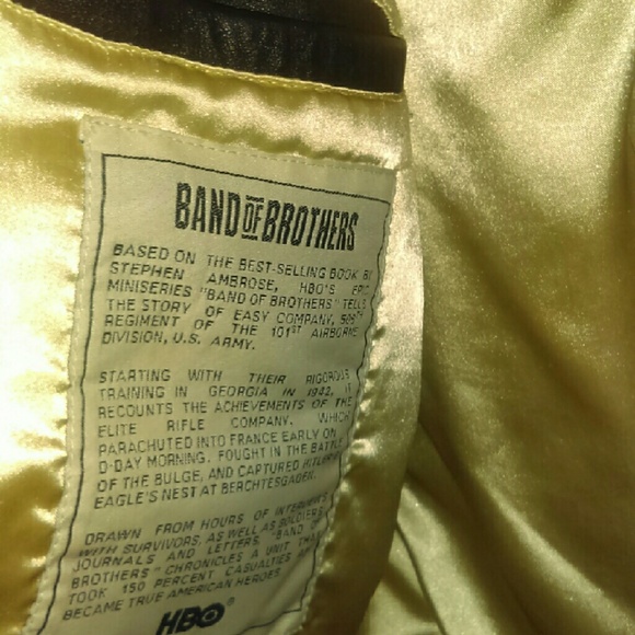 Authentic HBO Leather Bomber Jacket - Picture 3 of 4