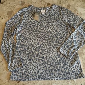 ❌SOLD❌New with tag. Chico's Knit Pattern Top