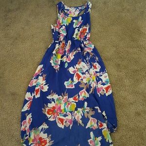 Floral Hi-Lo Dress