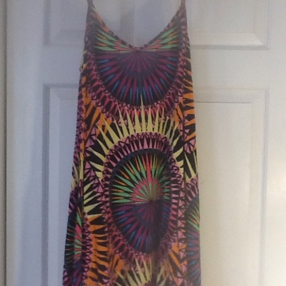 MARA HOFFMAN SWIM Strappy Print Sundress